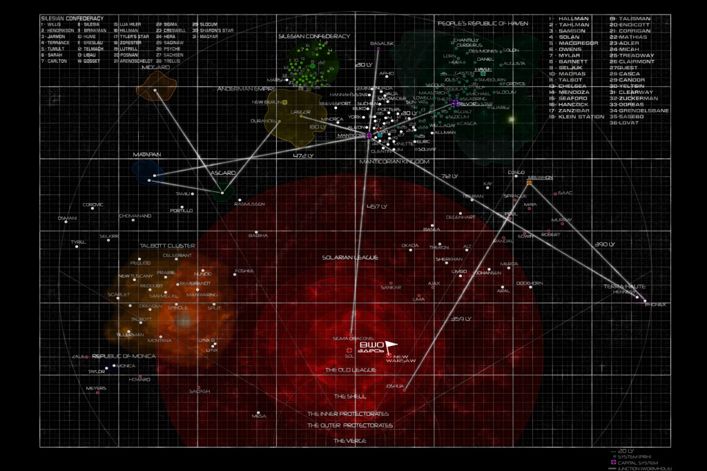 Honorverse map
